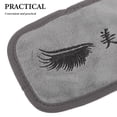 thumbnail image 3 of Luxshiny 10Pcs Grey Forehead Towels for Eyelash Extensions Soft Cotton Fiber Pads with Nonslip Design, 3 of 6