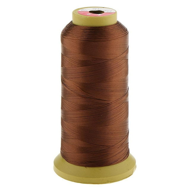 Milaget Cheveux Couture/tresse/tissage Franges Extension Décor Fil 0.2mm Brun Clair