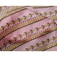 thumbnail image 4 of oneOone Silk Tabby Fabric Floral & Flying Swan Block Print Fabric By Yard 42 Inch Wide, 4 of 4