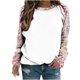 thumbnail image 2 of Liquidación de ICHUANYI, camiseta de manga raglán para mujer, cuello redondo suelto de color, jersey de manga larga, camiseta de manga larga con cuello redondo/camisa ICHUANYI WER202308170583, 2 of 7