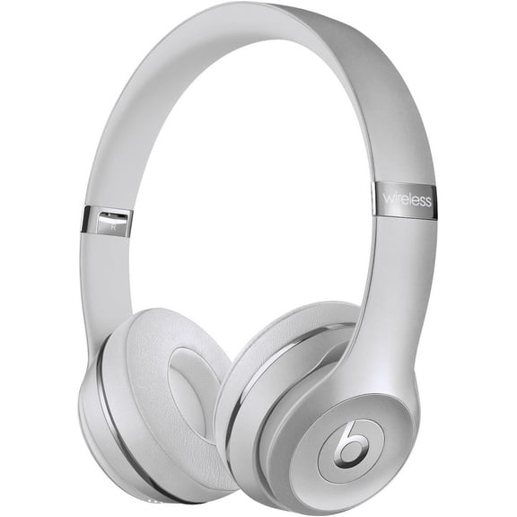 Premium Restored Beats Solo3 Wireless On-Ear Headphones - Silver (Latest Model)(Refurbished)