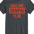 thumbnail image 3 of Instant Message - Call Me Senpai - Men's Short Sleeve Graphic T-Shirt, 3 of 6