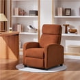 thumbnail image 4 of Yaheetech Modern Upholstered Recliner Chair with Adjustable Backrest and Padded Headrest, Brick Red, 4 of 7