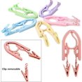 thumbnail image 2 of Perchas de Viaje con Clips Perchas de Ropa Portátiles Plegables 20 Piezas Clips para Perchas para Bufandas Trajes Pantalones Camisas Calcetines Ropa Interior Viajes Hogar Secadora de Ropa Plegable, 2 of 5