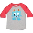 thumbnail image 3 of Inktastic Cute Monster, Blue Monster, Funny Monster, Horns Boys or Girls Toddler T-Shirt, 3 of 5
