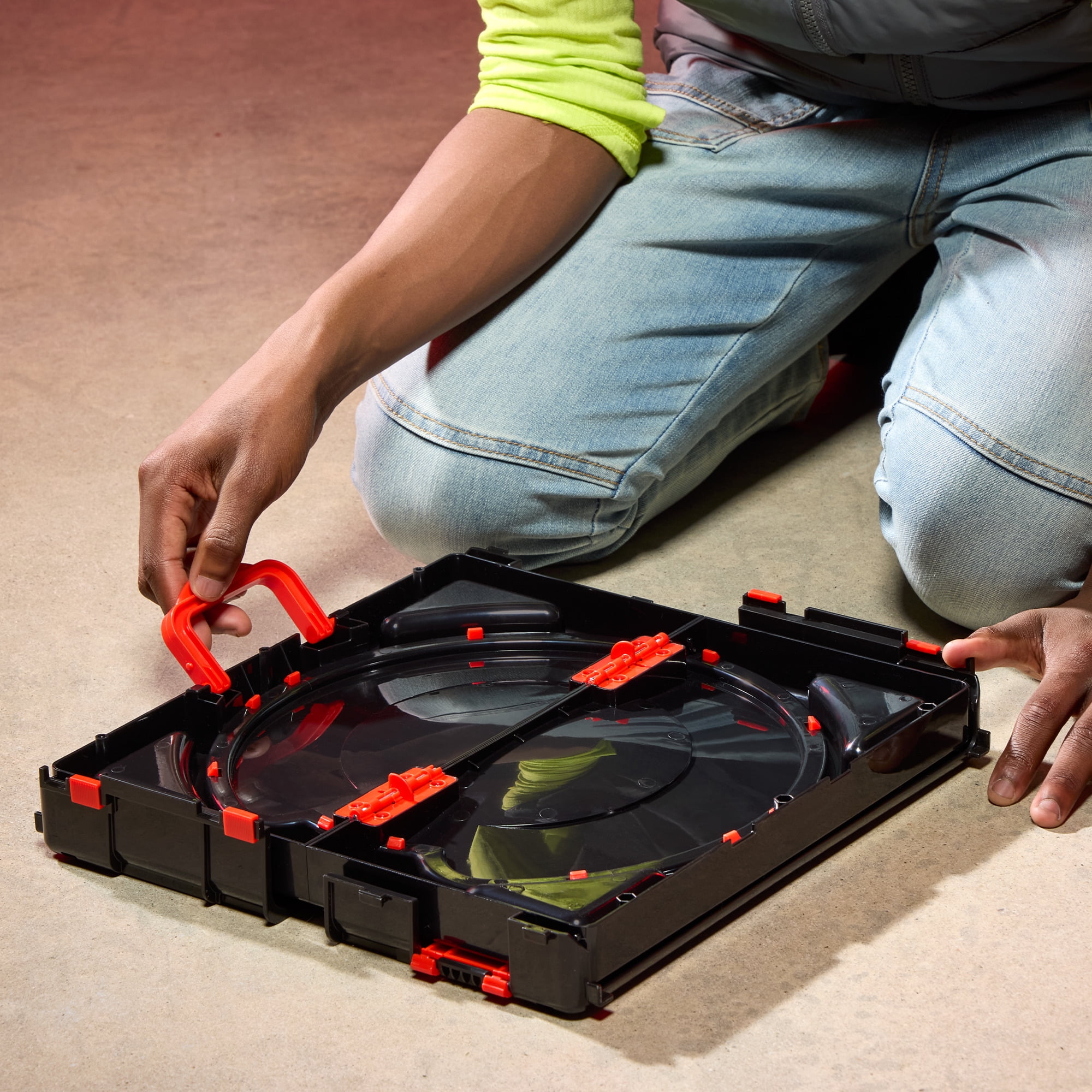 Beyblade X Clash and Carry Portable Multicolor Beystadium Battling Top Arena for Kids 8 and up