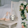 thumbnail image 4 of Miangastore 2Pcs Geometric Shape Candle Stand Dining Table Candleholder Bedroom Adornment, 4 of 9