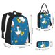 thumbnail image 2 of Fotbe Cartoon Goose Set Escolar 3 en 1 para Niños - Mochila Duradera con Lonchera Aislante y Estuche para Lápices - Mochila Escolar para Niños y Niñas, 2 of 7