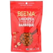 Biena Chickpea Snacks, Barbeque, 5 oz, 8 Count
