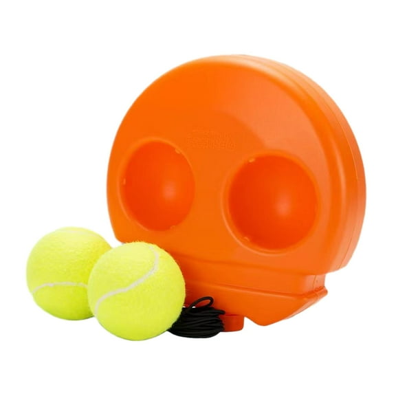 funtasica Tennis Trainer Ball Solo Tennis Trainer for Single Playing, Tennis Practice er Tennis Training Gear for Indoor with 2 balls