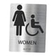 thumbnail image 1 of Letrero de baño Tablero de señalización Letrero de baño público Placa Letrero de baño para hombres y Estilo B, 1 of 9