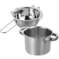 thumbnail image 1 of MOKKHNB 1ensemble Pot Double en Acier Inoxydable Multi-Usage pour Cuisson et Fusion du Chocolat Ou du Beurre, 1 of 5