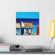 Beach Shops Dreaming - Canvas