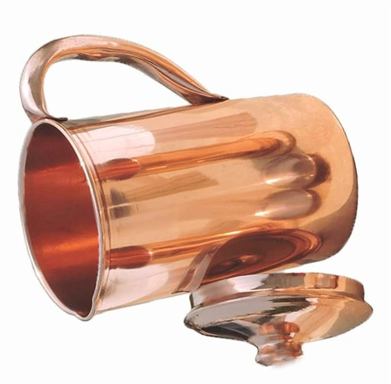 Pure Copper Water Jug Copper Pitcher for Ayurveda Health Benefit Dispensers 1.5 L