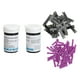thumbnail image 1 of 50 tiras reactivas de glucosa en sangre con 50 lancetas de sangre desechables, accesorio para monitor de glucosa en sangre, 1 of 10