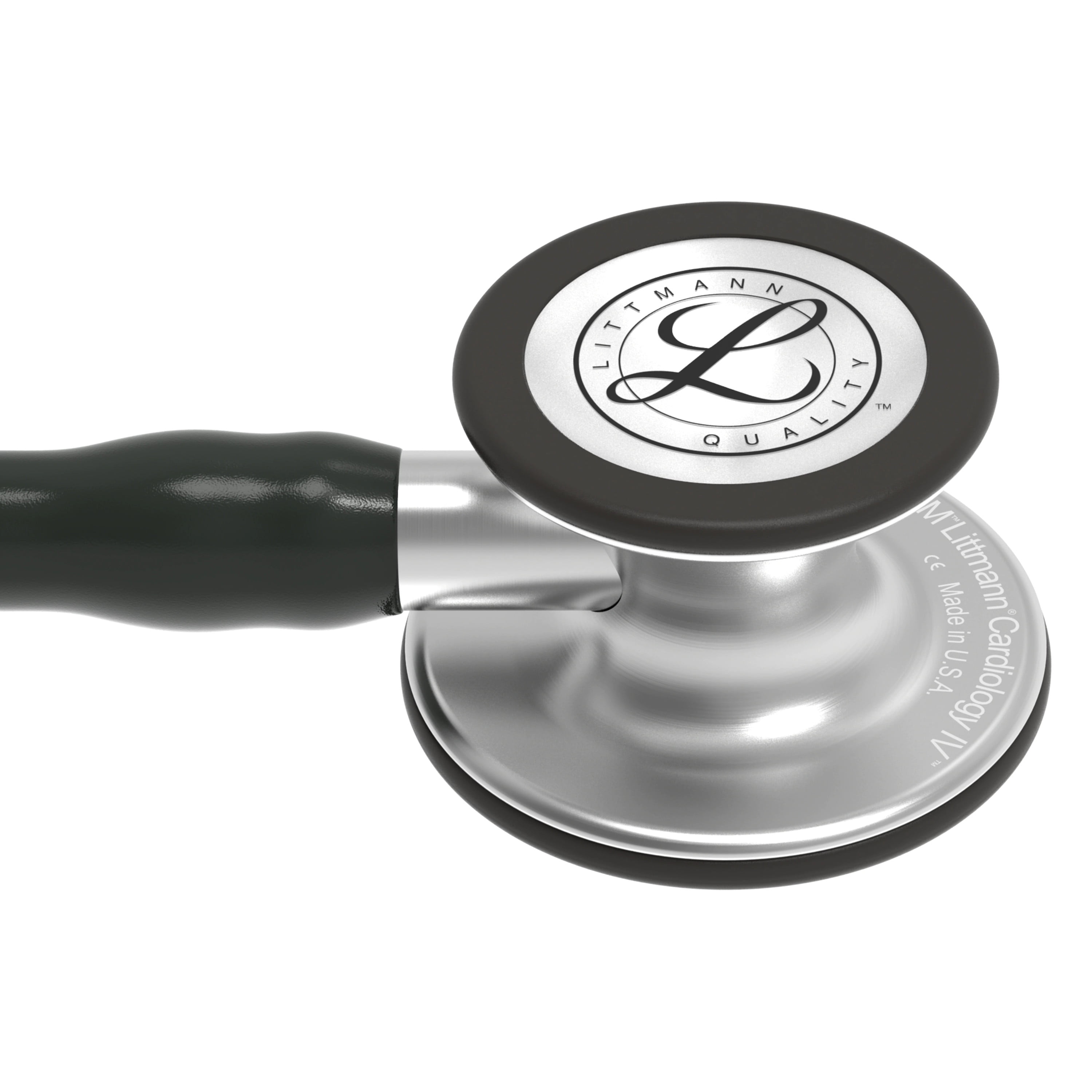 Littmann Cardiology IV Diagnostic Stethoscope, Standard, Black Tube, Stainless Stem
