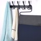 thumbnail image 3 of Perchero de pared de acero inoxidable resistente, de metal, para abrigos, sombreros, toallas, bolsos, batas, vestíbulo, baño y entrada, 3 of 6