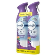 Febreze Air Freshener Spray, Odor-Fighting Room Spray, Gain Moonlight Breeze, 8.8oz, 2 Count
