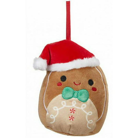 Squishmallows Ornament JordanGingerbread 4 Plush (CLASSIC Collection) (Kellytoys) (No Packaging)
