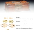 thumbnail image 4 of 2 Sets aleación De Zinc Curo De HASP, Candadera De Corazón Caja De Madera Antigua HASP Patch Locklock Con 240 Piezas De Repuesto Para Elaborar Piezas De Arte Retro, 4 of 7