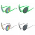 thumbnail image 2 of Funny Alien Glasses Party Sunglasses Fashion Rainbow Lenses Sun Glasses Holiday Dance Aliens Alternative Shapes Parties Supplies, 2 of 9