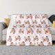 thumbnail image 1 of Fotbe Dachshund Dog Puppy Manta de Franela con Estampado, Manta Ultrasuave para Cama, Sofá, Auto, Hipoalergénica y Antibolitas-50"x40", 1 of 6