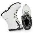 thumbnail image 4 of Snow Boots for Women Waterproof Outdoor Hiking Shoes Winter Warm Mid Calf Boots, 4 of 5