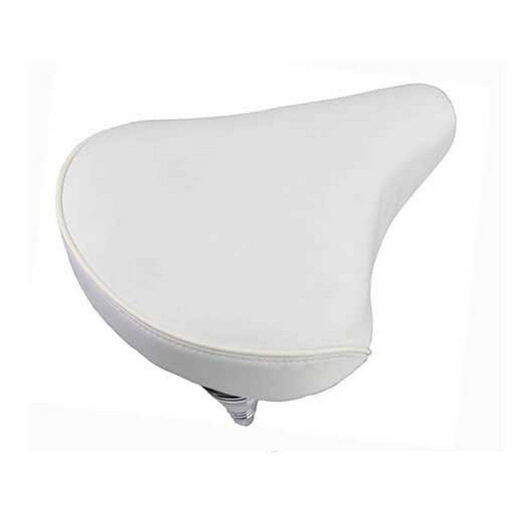 Beach Cruisers Saddle 209 White. Bike seat, bicycle seat
