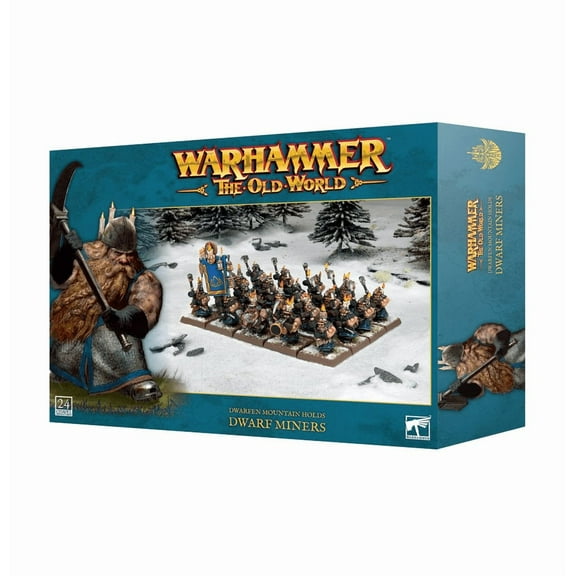 Warhammer The Old World: Dwarven Mountain Holds Dwarf Miners