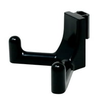 LACKUST Wall Hooks for Hanging,Shack Tool Hooks Storage Racks Storage Racks for Vertical Side Panel Grooves in Sheds,Black