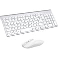 thumbnail image 1 of Wireless Keyboard and Mouse Combination, Cimetech Compact Full-size Wireless Keyboard and Mouse Set 2.4G Ultra-thin Fashion Design, Suitable for Windows, Computers, Desktops, PCs, Laptops-, 1 of 7