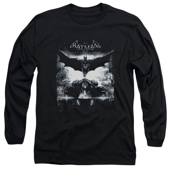 Batman Arkham Knight Forward Force Long Sleeve T-Shirt Adult 18/1 Black