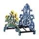 thumbnail image 1 of Soporte para manguera de jardín, carrete para manguera, decoración para patio, colgador de pared pintado, artesanía de hierro resistente, gancho para 26 cm x 185 cm x 30 cm, 1 of 8