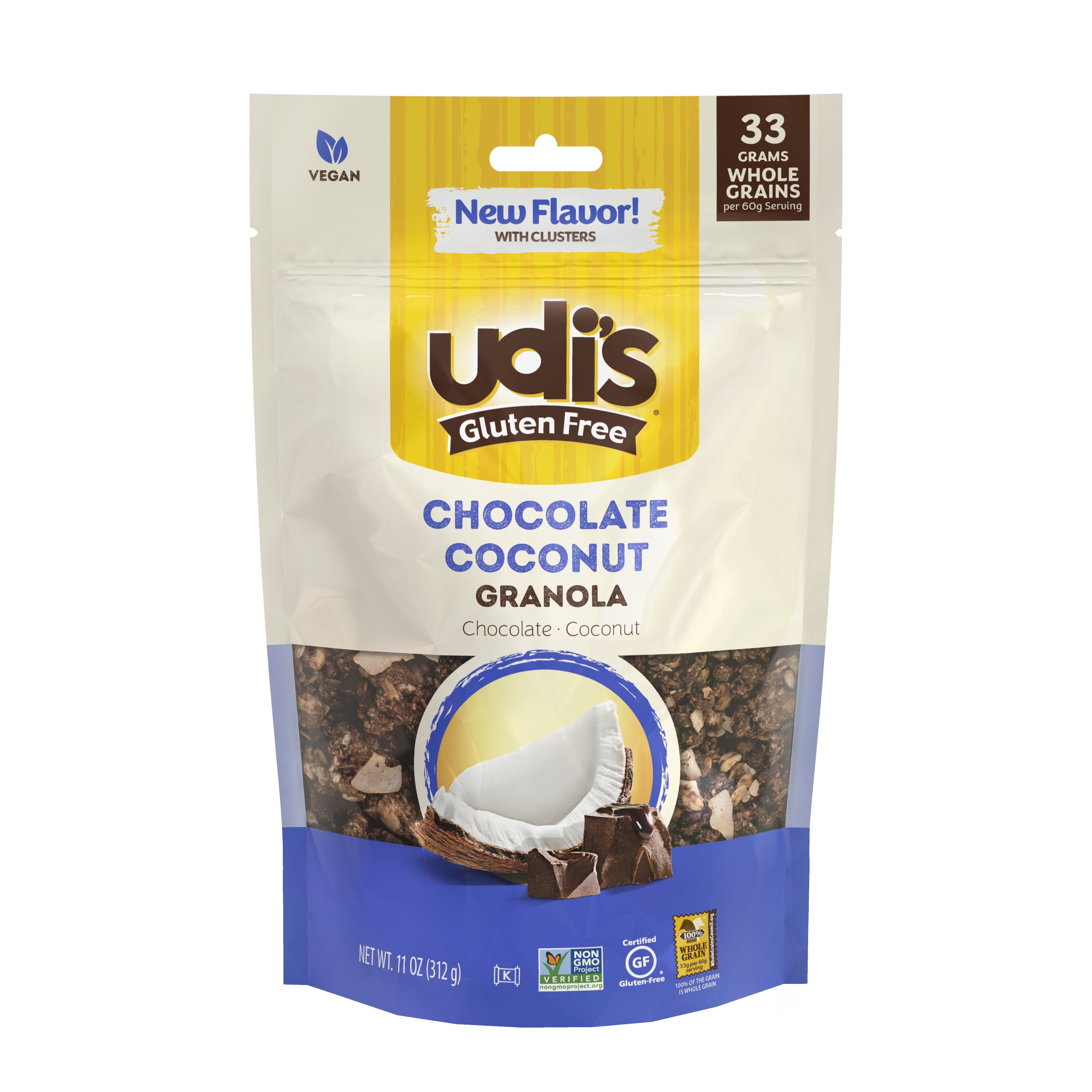 Udi's Gluten Free Chocolate Coconut Granola, 11 oz