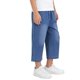 thumbnail image 5 of Capris de Mezclilla para Niños, Shorts de Mezclilla para Niños y Niñas con Cintura Elástica, Tipo Pull on, Pierna Recta, Largo Recortado, con Bolsillos, Azul 12-13 Años, 5 of 8