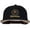 Black, variant on Kuumba Kwanzaa Embroidered Superior Cotton Twill Flat Bill Prostyle Snapback Cap - Charcoal OSFM
