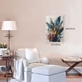 thumbnail image 6 of 12x18 inch Frameless Canvas Painting Bird Of Paradise Flower Potted Plant,Rustic Yard,Fence,Living Room,Bathroom Wall Decor Posters & Prints,For Bird Of Paradise Flower Lovers,Office,Hotels, 6 of 6