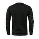 thumbnail image 4 of Hombres Casual Pullover Pullover Manga Larga Impreso Cuello Redondo Deportes Sudadera Top Pompotops  oipoqjl34779, 4 of 4