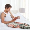 thumbnail image 5 of Sikiie Tropical With Flamingos Pajama Pants Men, PJ Bottoms, Sleep & Lounge Pants-Medium, 5 of 6