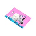 thumbnail image 3 of MKHERT Cute White Unicorn with Flowers Pink Placemats Table Mats for Dining Room Kitchen Table Decoration 12x18 inch,Set of 4, 3 of 4