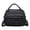 Black, variant on Lume Wear Women's Soft Top Handle Crossbody Handbag an Elegant Solid Color Purse with Zipper for Daily Use