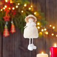 thumbnail image 2 of Muñeco colgante de Navidad, adorno colgante para de Navidad, colgante de Navidad portátil, decoración navideña para suministros de fiesta de año , Ángel Ángel de color, 2 of 8