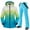 Blue, variant on Wancir Women's Ski Jackets and Pants Set Snowboarding Snowsuit Snow Coat Hooded Waterproof Windproof