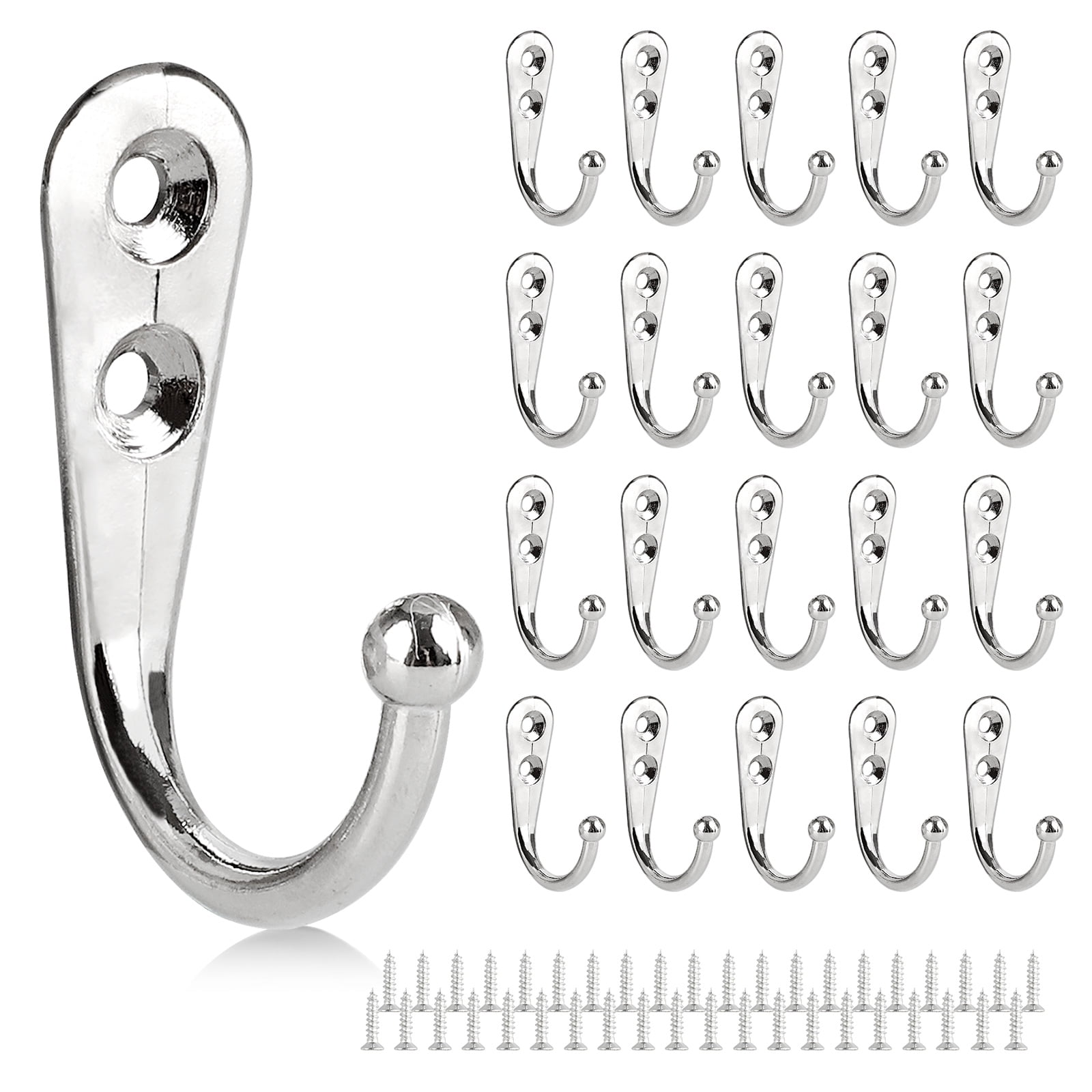 TSV Heavy Duty Robe Hook Retro Wall Hanger Rustproof Hardware for