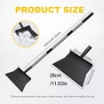 thumbnail image 3 of Ice Scraper Shovel 52 Inch Flat Shovel with Adjustable Telescopic Handle, Multi Purpose Garden Scraper for Ice Removal Snow Cleaning Lawn Edging Weeding Outdoor Tool, An Ice Scraper, 3 of 8