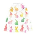 thumbnail image 4 of Riecok Kids Hoodies Sweatshirt Easter Long Sleeves Round Neck Hooded Sweatshirts for Boys Girls Winter Casual Printing Toddler Pullover Sweatshirt with Pocket Multicolor 9 Years, 4 of 7