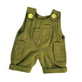 thumbnail image 4 of LeeQinersw Doll Clothes Romper Doll Outifits Soft for Little Girls Detachable Stylish Gifts Green, 4 of 9