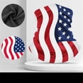 thumbnail image 4 of AWASD USA Flag Neck Gaiter Face Masks for Men Women Star Stripe Print Breathable Summer Cooling Neck Gaiter UV Face Mask Sun Protection Neck Gaiter One Size Red, 4 of 4