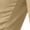 Beige, variant on Elastic Waist Capri Pants for Women Split Hem Capri Trousers Solid Stretch Capris with Pocket Casual Knit Workout Capri Bottoms Gym Home