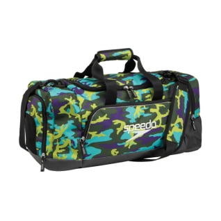 Speedo 38L Teamster Duffle Bag Swim Swimming Gear Towels Sport Equipment, Black by Speedo